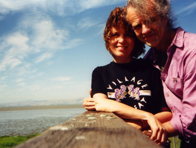 Lois and I at Baylands, Palo Alto
