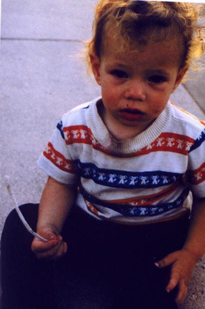 Joel in spring 1974 outside 5744 Fountain Avenue.