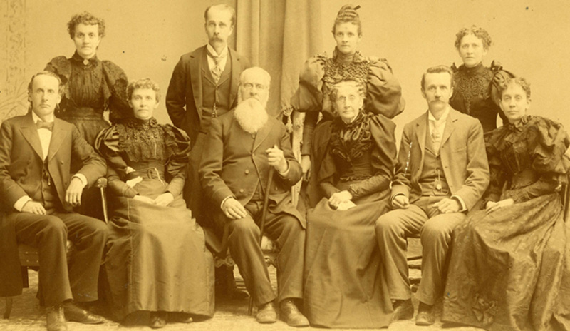 James Mott Van Wagner and family